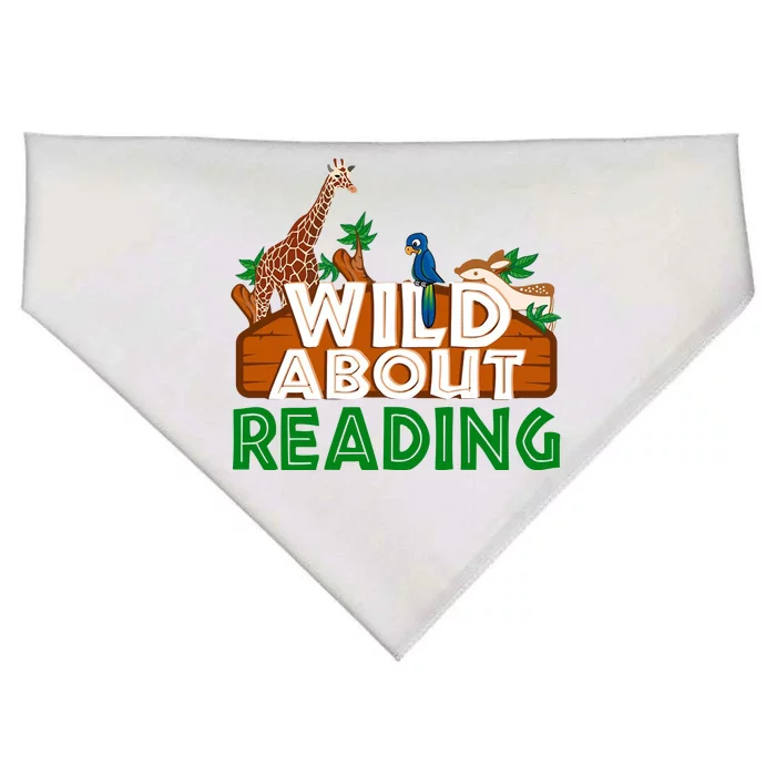 Wild About Reading Animals USA-Made Doggie Bandana