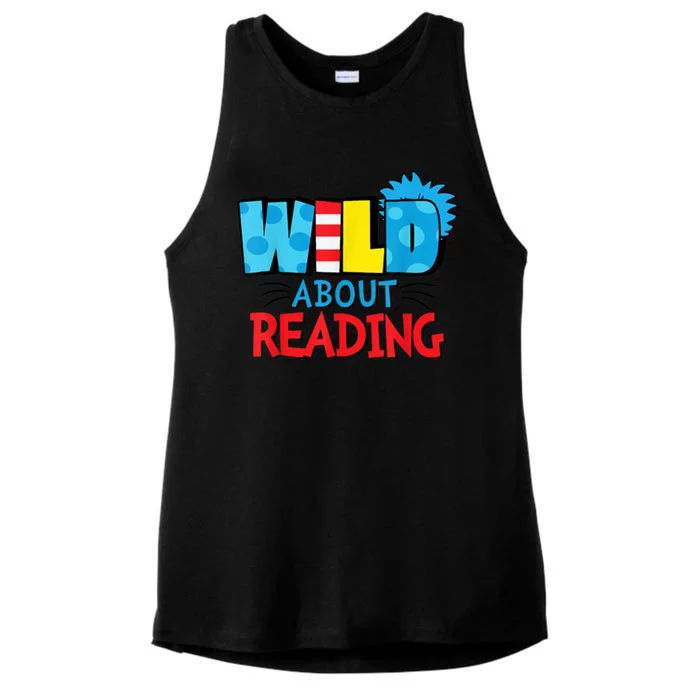 Wild About Reading Dr Teacher Ladies Tri-Blend Wicking Tank