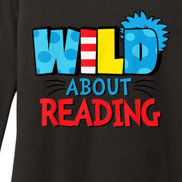 Wild About Reading Dr Teacher Womens CVC Long Sleeve Shirt