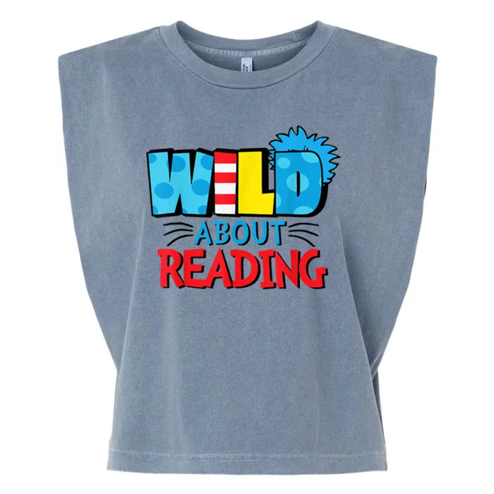 Wild About Reading Dr Teacher Garment-Dyed Women's Muscle Tee