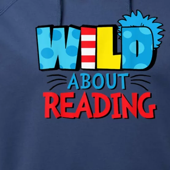 Wild About Reading Dr Teacher Performance Fleece Hoodie