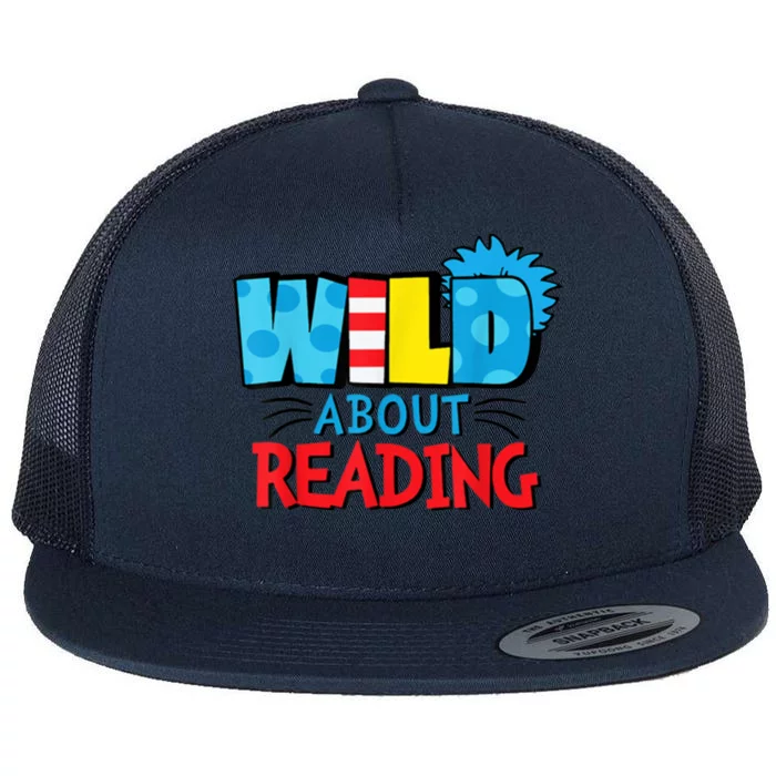 Wild About Reading Dr Teacher Flat Bill Trucker Hat