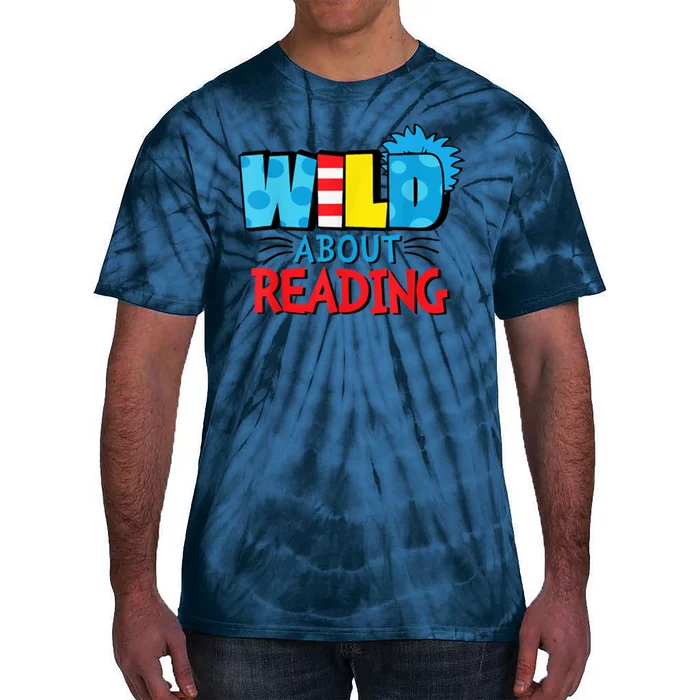 Wild About Reading Dr Teacher Tie-Dye T-Shirt