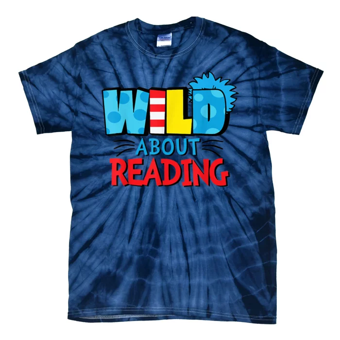 Wild About Reading Dr Teacher Tie-Dye T-Shirt