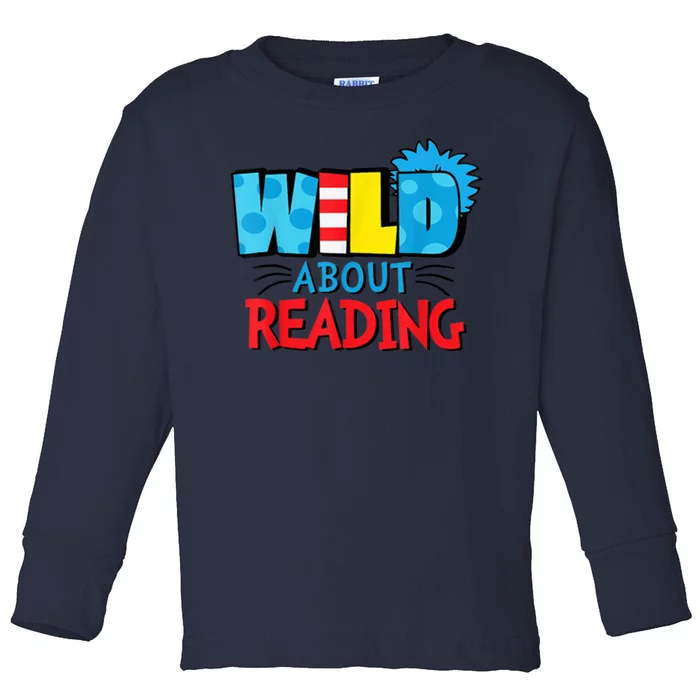 Wild About Reading Dr Teacher Toddler Long Sleeve Shirt