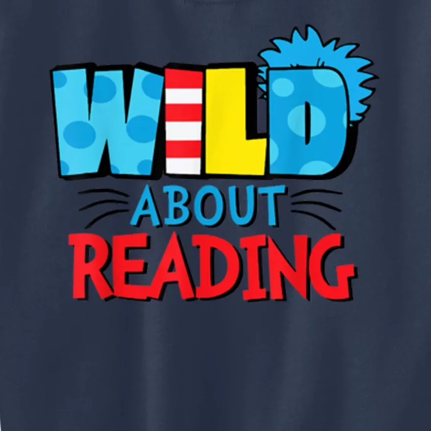 Wild About Reading Dr Teacher Kids Sweatshirt