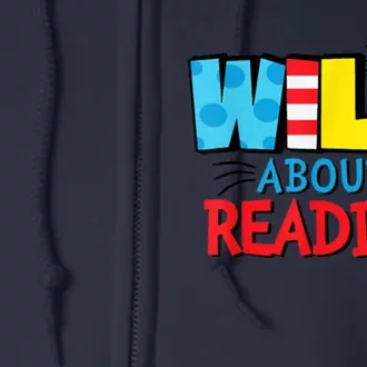 Wild About Reading Dr Teacher Full Zip Hoodie