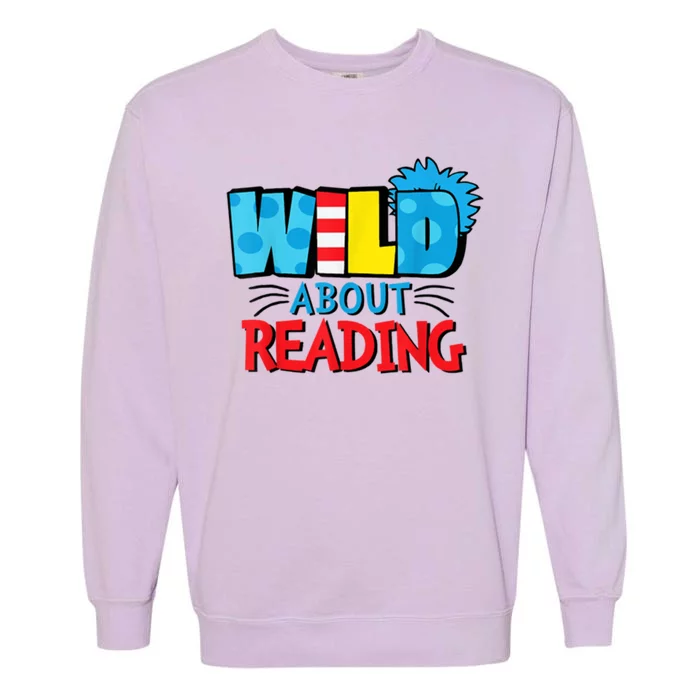 Wild About Reading Dr Teacher Garment-Dyed Sweatshirt