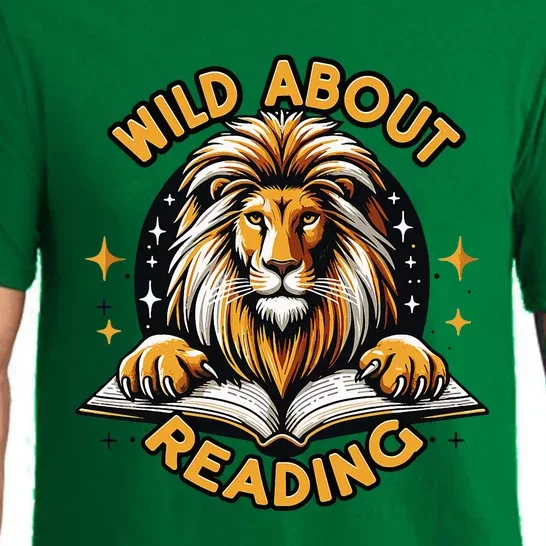 Wild About Reading Lion For Teachers & Students Pajama Set