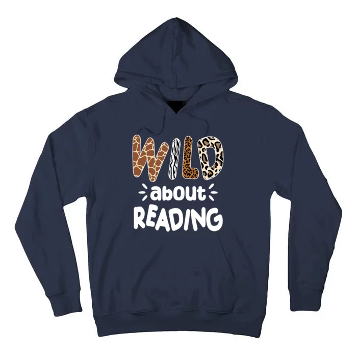 Wild About Reading Animal Print Tall Hoodie