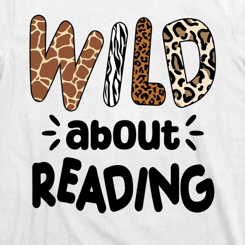 Wild About Reading Animal Print T-Shirt