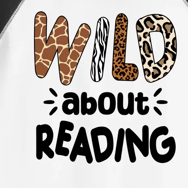 Wild About Reading Animal Print Toddler Fine Jersey T-Shirt