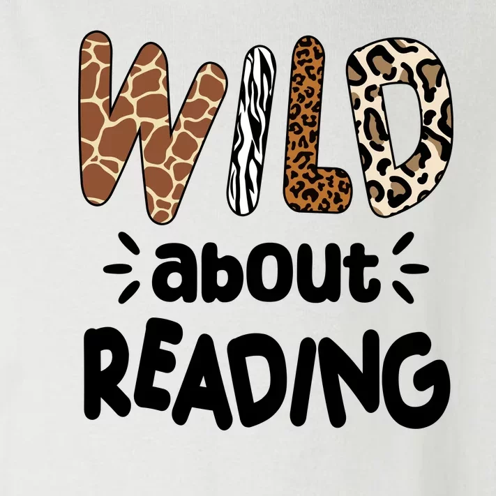 Wild About Reading Animal Print Toddler Long Sleeve Shirt