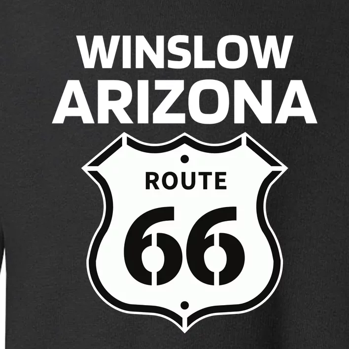 Winslow Arizona Route 66 Toddler Sweatshirt