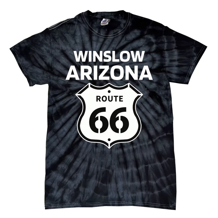 Winslow Arizona Route 66 Tie-Dye T-Shirt