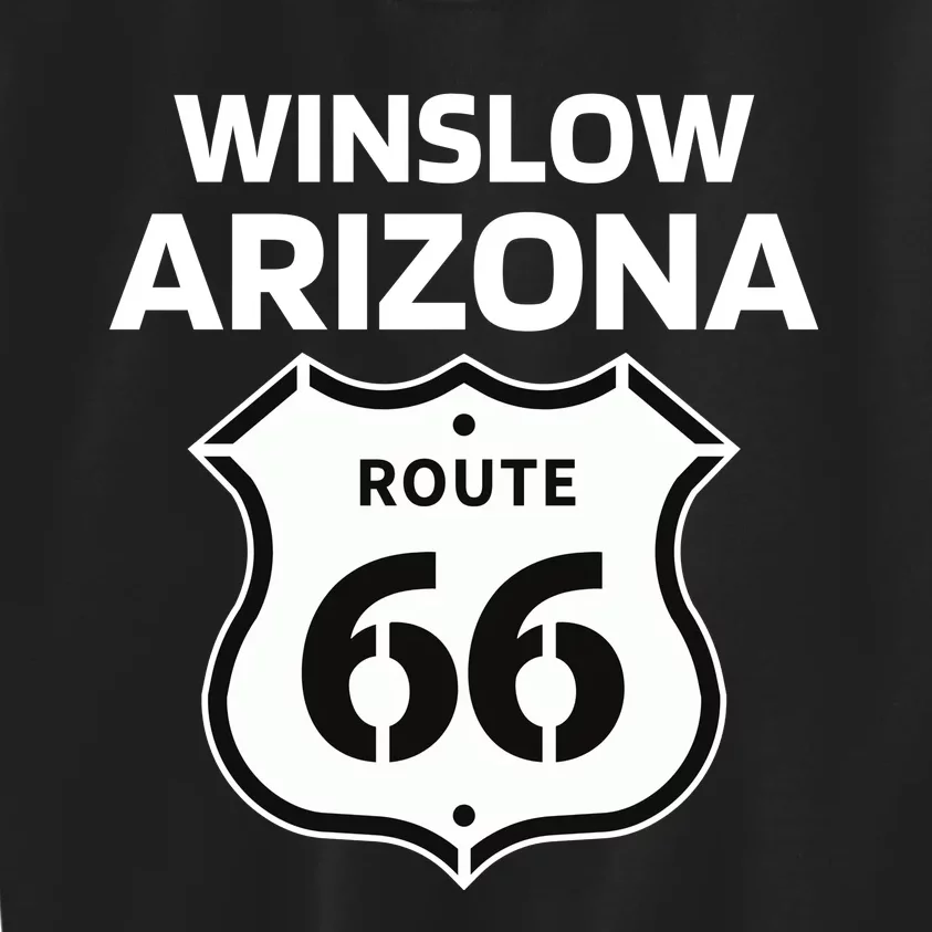 Winslow Arizona Route 66 Kids Sweatshirt