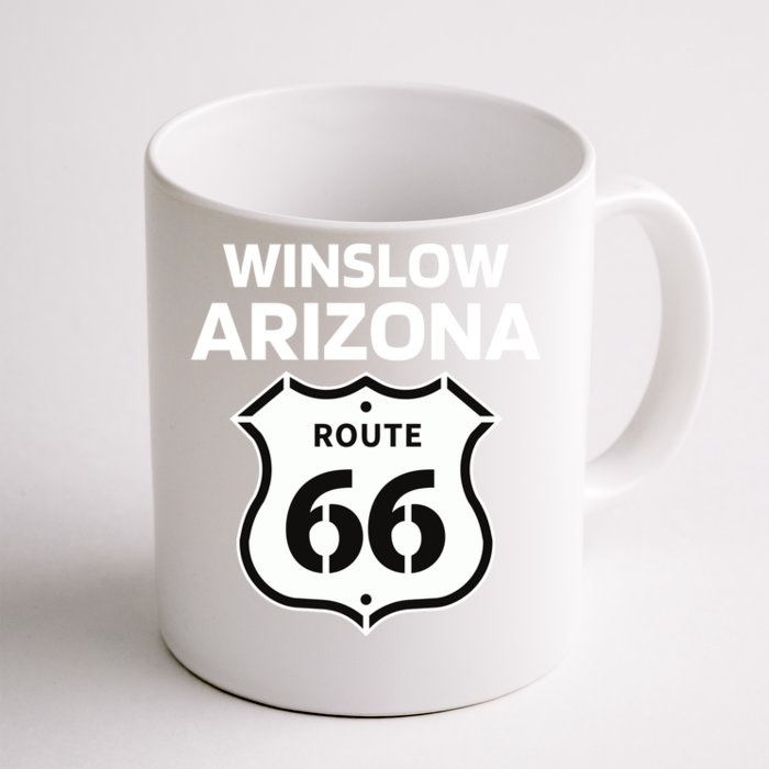 Winslow Arizona Route 66 Front & Back Coffee Mug