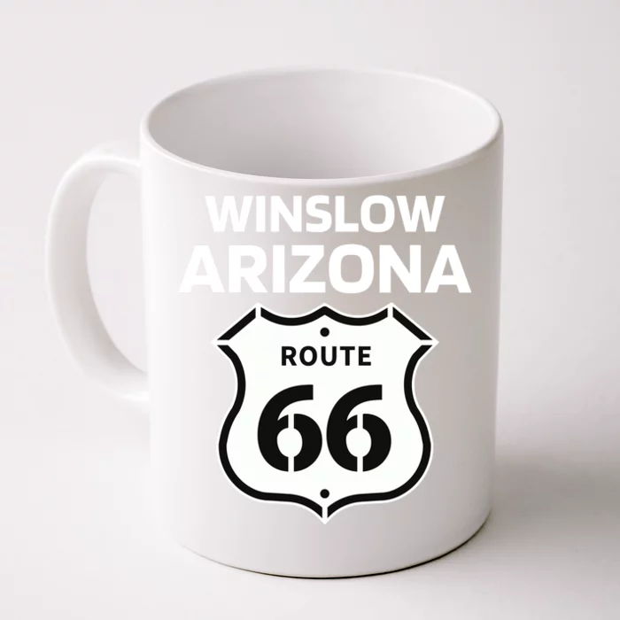 Winslow Arizona Route 66 Front & Back Coffee Mug