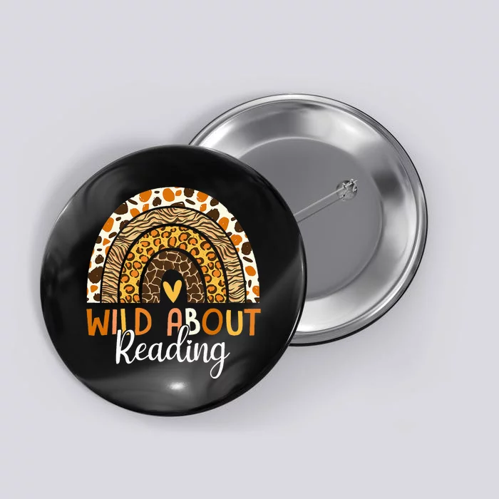 Wild About Reading Teacher Back To School Button