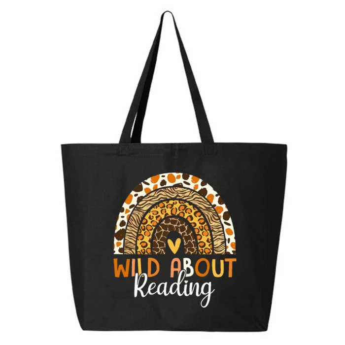 Wild About Reading Teacher Back To School 25L Jumbo Tote