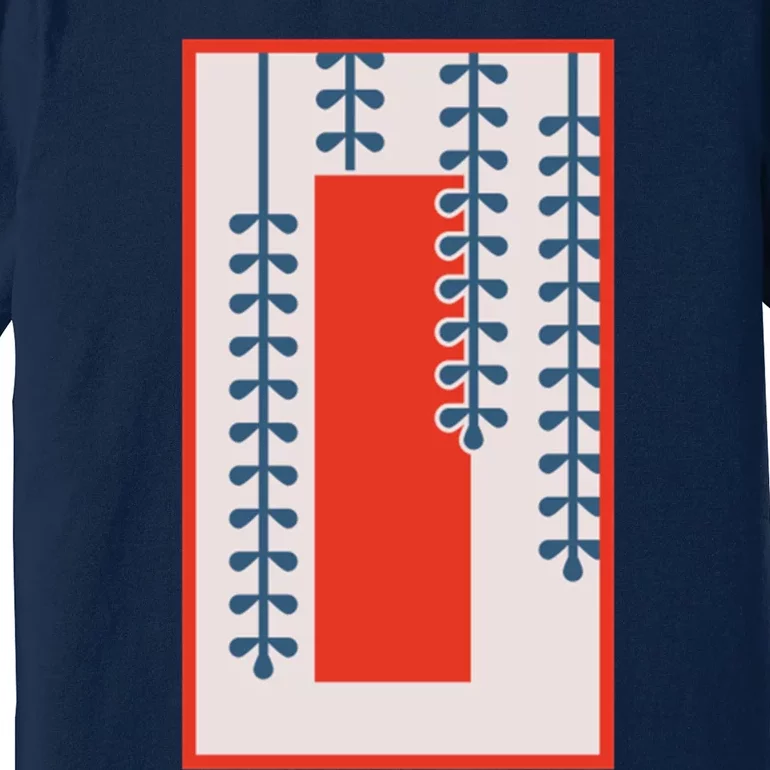 Wisteria And Red Tanzaku Premium T-Shirt