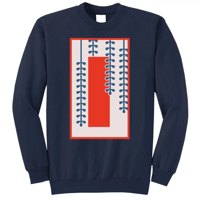 Wisteria And Red Tanzaku Tall Sweatshirt