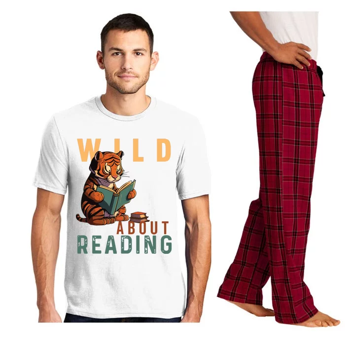 Wild About Reading Love Books Nerd Bookworm Librarian Pajama Set