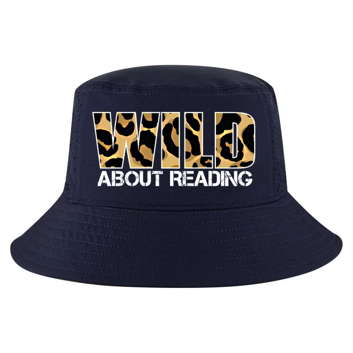 Wild About Reading Leopard I Love Reading Book Lover Gift Cool Comfort Performance Bucket Hat