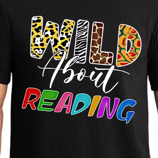 Wild About Reading Reading Books And Bookworm Library Day Great Gift Pajama Set