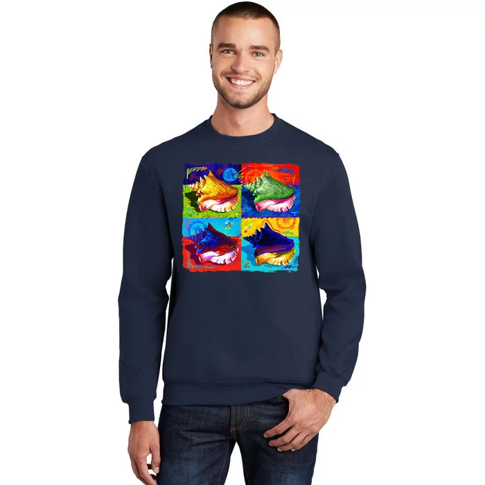 Warhol Conch Shells Tall Sweatshirt