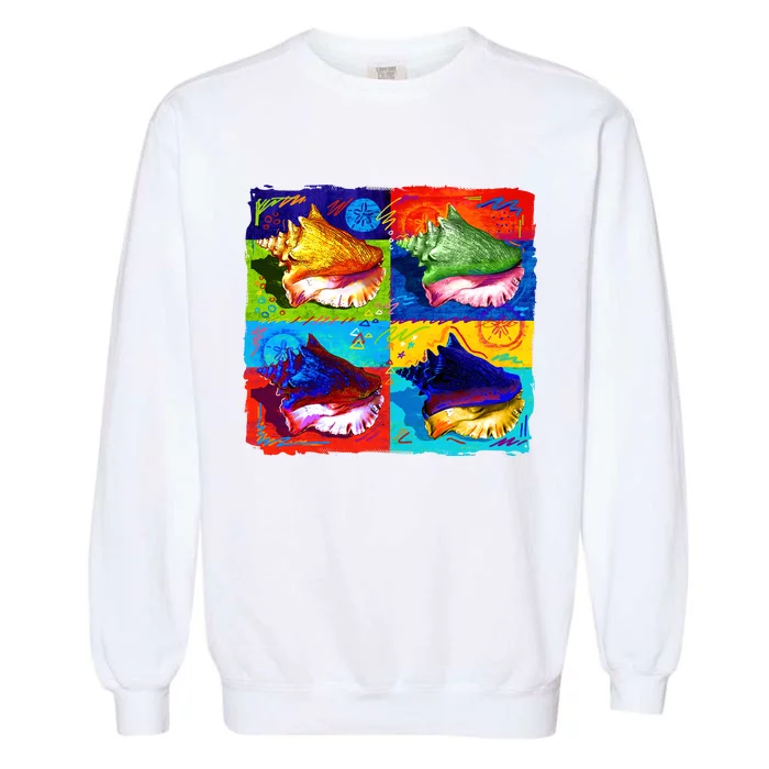 Warhol Conch Shells Garment-Dyed Sweatshirt