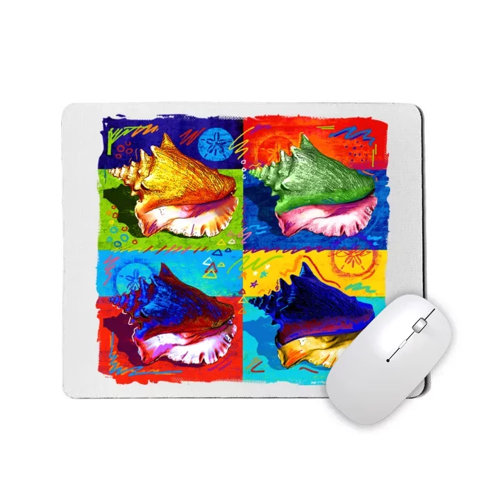 Warhol Conch Shells Mousepad