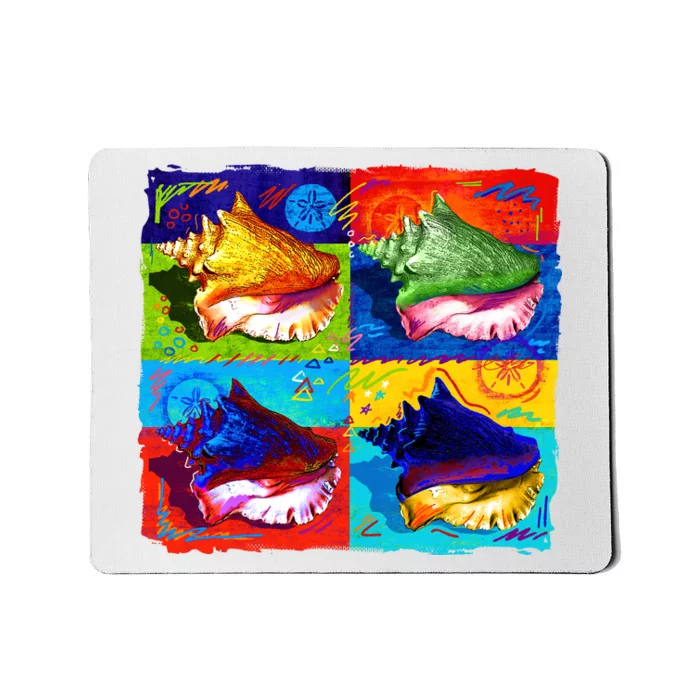 Warhol Conch Shells Mousepad