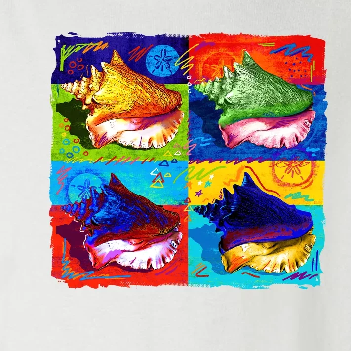 Warhol Conch Shells Toddler Long Sleeve Shirt