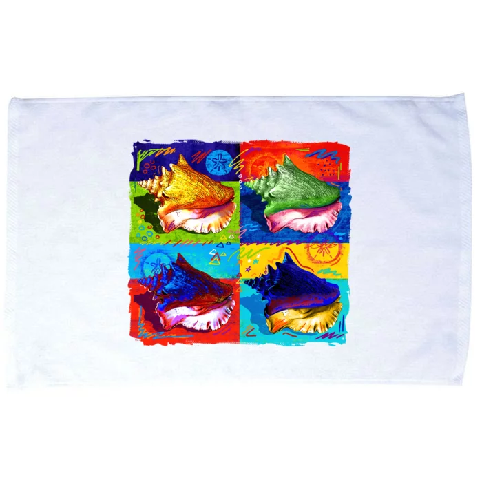 Warhol Conch Shells Microfiber Hand Towel