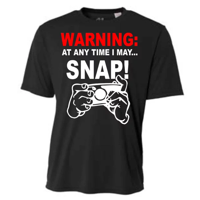 Warning At Any Time I May SNAP Cooling Performance Crew T-Shirt