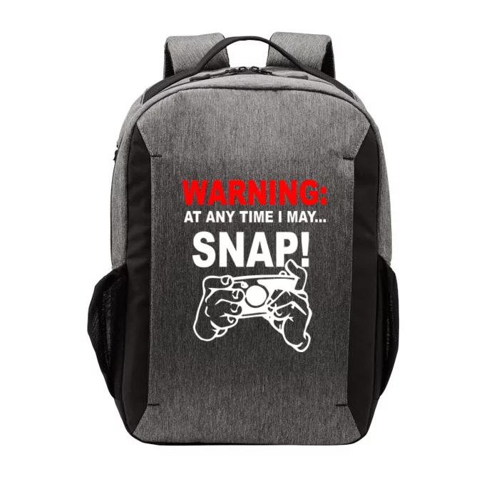 Warning At Any Time I May SNAP Vector Backpack