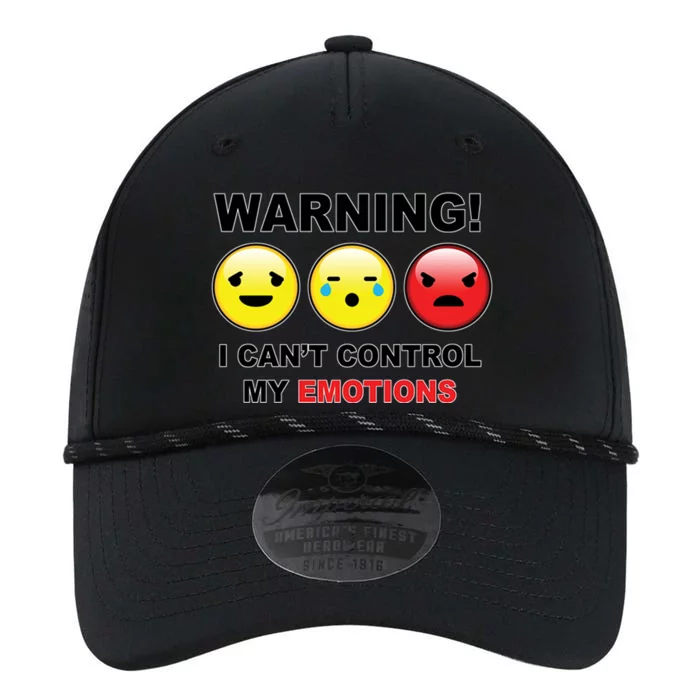 Warning Can't Control Emotions Emoji Face Performance The Dyno Cap