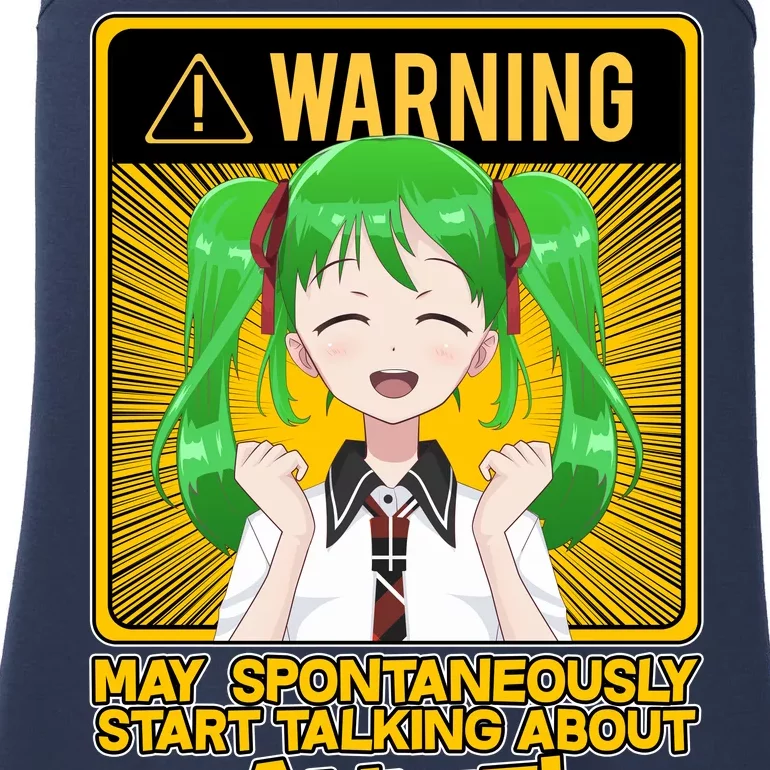 Warning May Spontaneously Start Talking About Anime Ladies Essential Tank