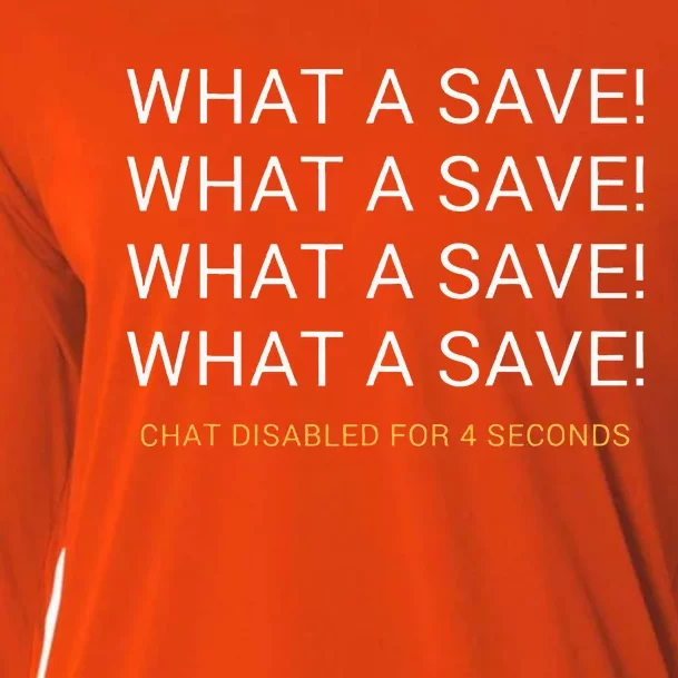 What A Save Chat Disabled Rocket Soccer Cooling Performance Long Sleeve Crew