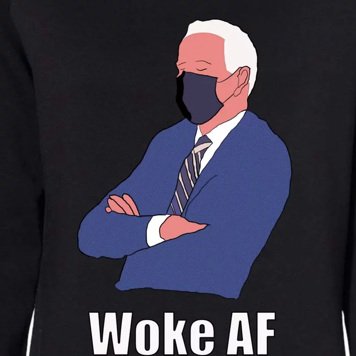 Woke Af Sleeping Joe Biden Sleepy Boi President Meaningful Gift Womens California Wash Sweatshirt