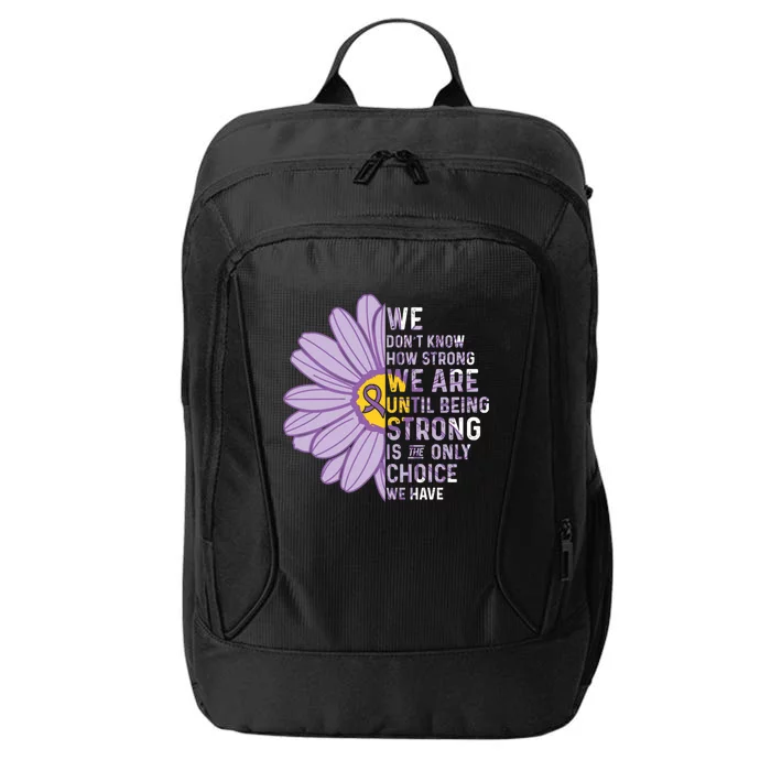 We Are Strongcool Gift Autoimmune Disease Awareness Supporter Ribbon Gift City Backpack