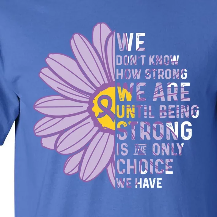 We Are Strongcool Gift Autoimmune Disease Awareness Supporter Ribbon Gift Tall T-Shirt