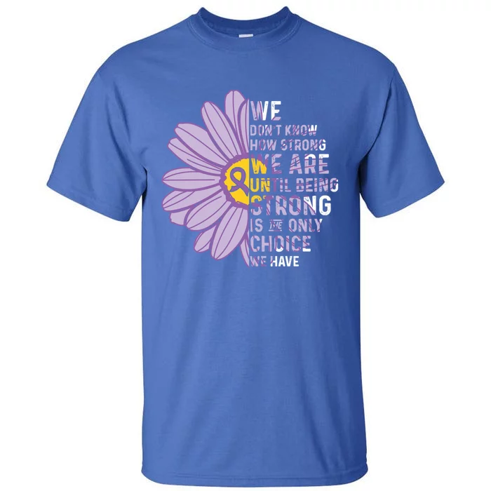 We Are Strongcool Gift Autoimmune Disease Awareness Supporter Ribbon Gift Tall T-Shirt