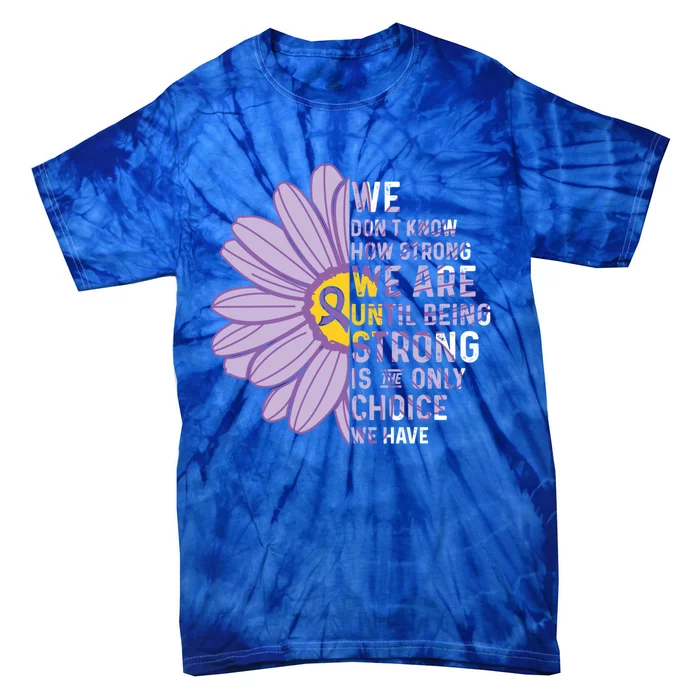 We Are Strongcool Gift Autoimmune Disease Awareness Supporter Ribbon Gift Tie-Dye T-Shirt