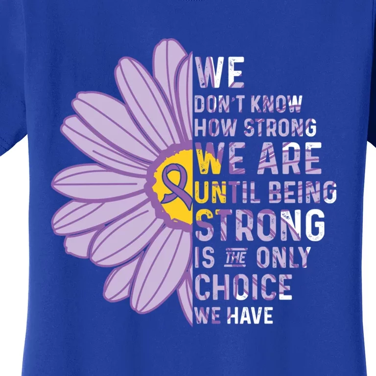 We Are Strongcool Gift Autoimmune Disease Awareness Supporter Ribbon Gift Women's T-Shirt