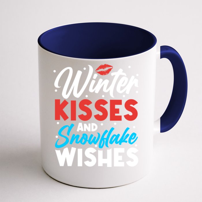 Winter And Snowflake Wishes Gift Front & Back Coffee Mug