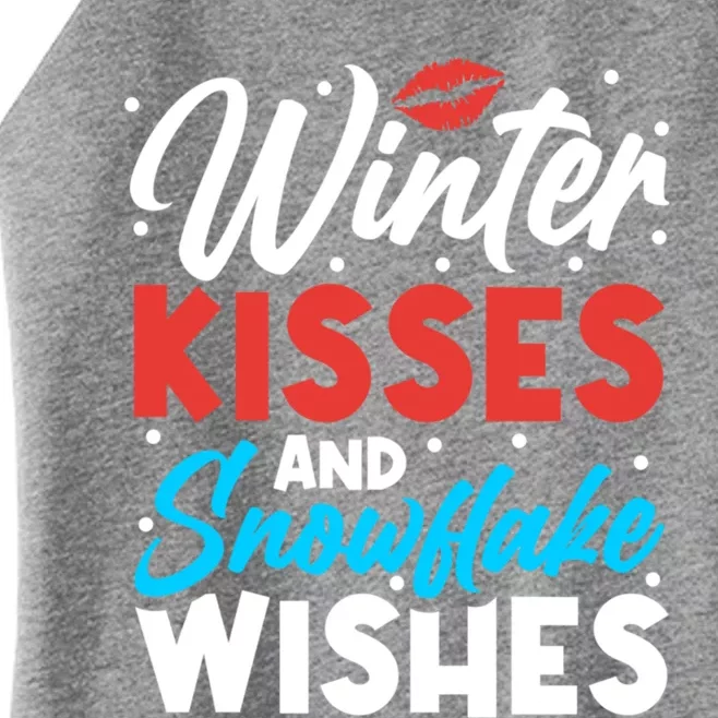 Winter And Snowflake Wishes Gift Women’s Perfect Tri Rocker Tank