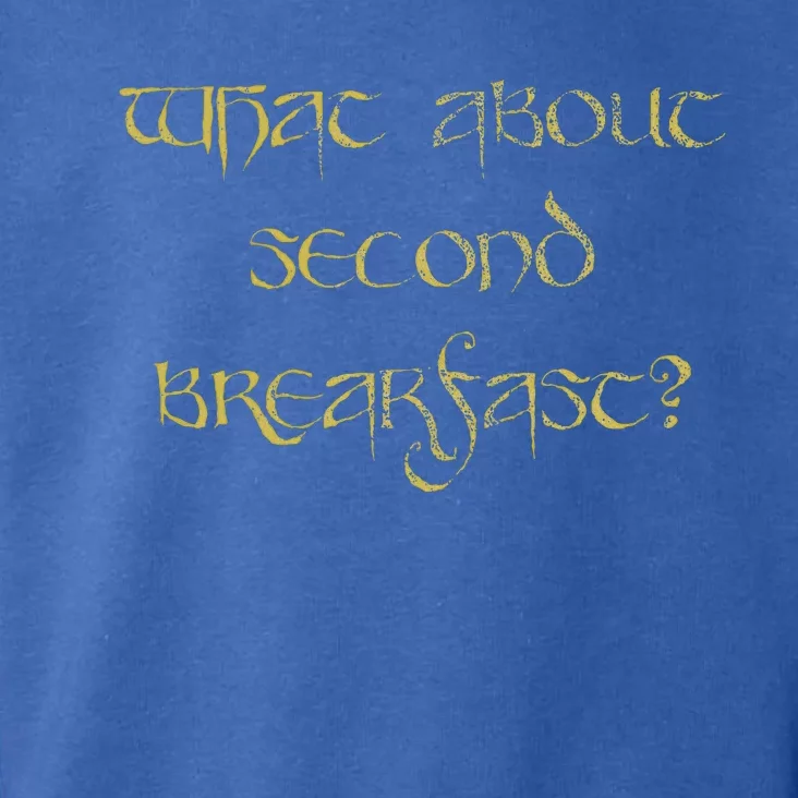 What About Second Breakfast Gold Toddler Hoodie