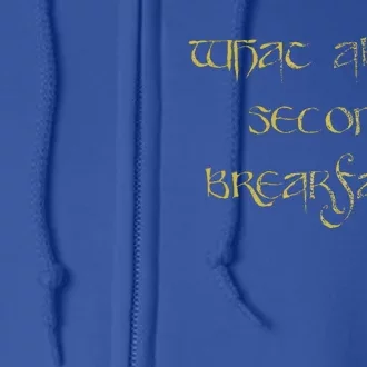 What About Second Breakfast Gold Full Zip Hoodie